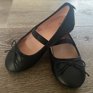 Black Ballet Flats Size Little Kid 8